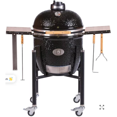 Barbecue Ceramique MONOLITH Classic Pro Série 2.0 Noir Avec Chariot