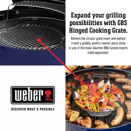 Barbecue Charbon Master-Touch Gbs 5750 - Ocean Blue - WEBER – Image 5