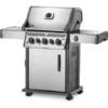 Barbecue Gaz Rogue 425 RSE Inox 3 Brûleurs + Sizzle Lateral + Brûleur Arriere - NAPOLEON