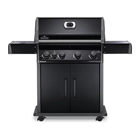 Barbecue Gaz Rogue 525 Serie Rxt Acier Noir 4 Brûleurs + Sizzle Latéral - NAPOLEON