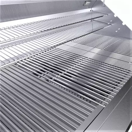 Barbecue Encastrable Hybride Charbon De Bois & Gaz 42" - 106cm - SUNSTONE – Image 6