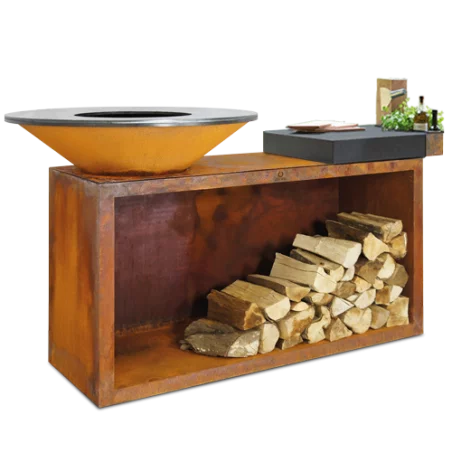 Brasero OFYR Island 85 Ceramique Gris Anthracite