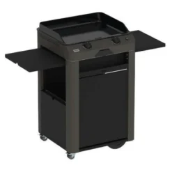 Combo Plancha Gaz Fusion 60 Gris Cargo Sur Chariot - ENO