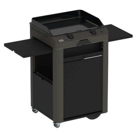 Combo Plancha Gaz Fusion 60 Gris Cargo Sur Chariot - ENO