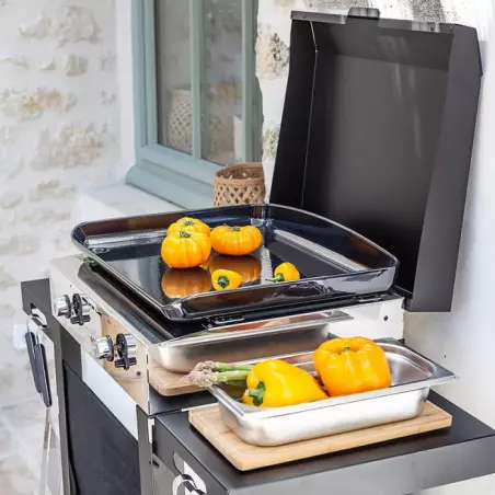 Combo Plancha Gaz Initial 50 + Chariot Acier Noir - ENO – Image 3