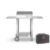 Planet Pack Plancha Elec Chef 55 Plaque Lisse + Chariot Ouv +Housse