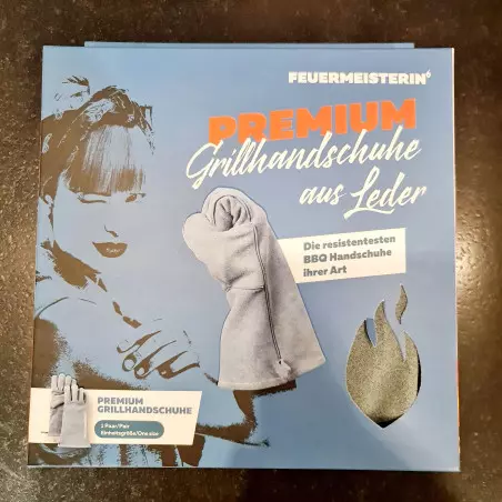Gants Femme BBQ Feuermeisterin Premium Cuir Paire – Image 5