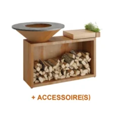 Pack De Noël Brasero OFYR Island 85 Bois Teck