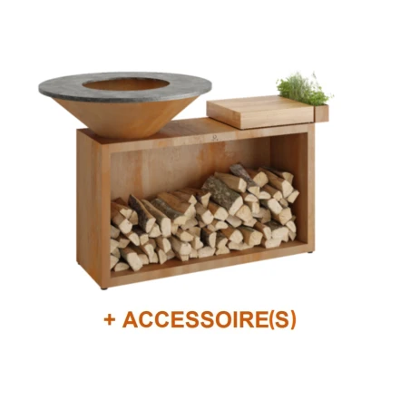 Pack De Noël Brasero OFYR Island 85 Bois Teck