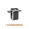 Pack + Combo Plancha Gaz Fusion 60 Inox Et Noir Sur Chariot + Coffret - ENO