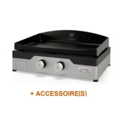 Pack + Plancha Gaz Signature Allure 260 Duo Acier/Inox