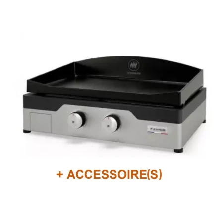 Pack + Plancha Gaz Signature Allure 260 Duo Acier/Inox