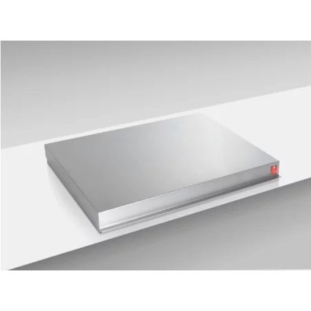 Plancha Gaz Encastrable Oasi 55 Cm Inox Plaque Lisse-Rainuree + Couvercle - PLANET