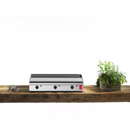 Plancha Gaz PLANET Alfa 800 Plaque Inox Lisse (Réf. 0201145) – Image 2