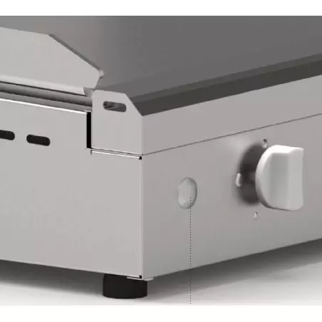 Plancha Gaz PLANET Chef 80 Plaque Inox Lisse (Réf. 020138) – Image 2