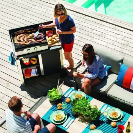 Plancha Gaz Signature Allure 260 Duo Acier/Inox – Image 3