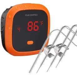 Thermometre Barbecue Bluetooth Inkbird IBT-4XC étanche Avec 4 Sondes